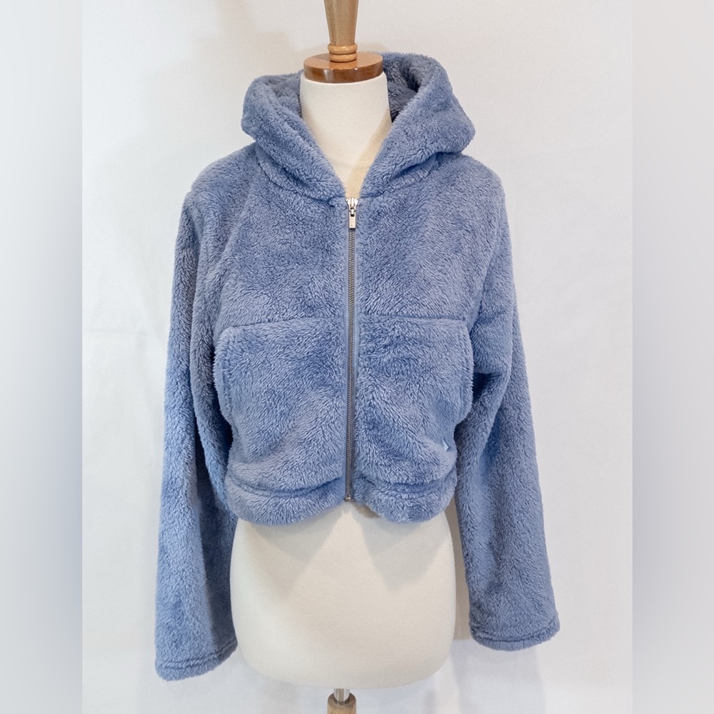 Balance Athletica Blue Sherpa Full Zip - Small